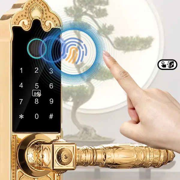 Khoá Vân Tay Tân Cổ Điển Kapler KL-910TC