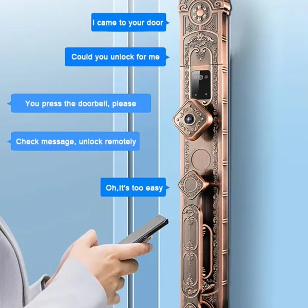 Khoá Vân Tay Tân Cổ Điển Kapler KL-915FTC FaceID