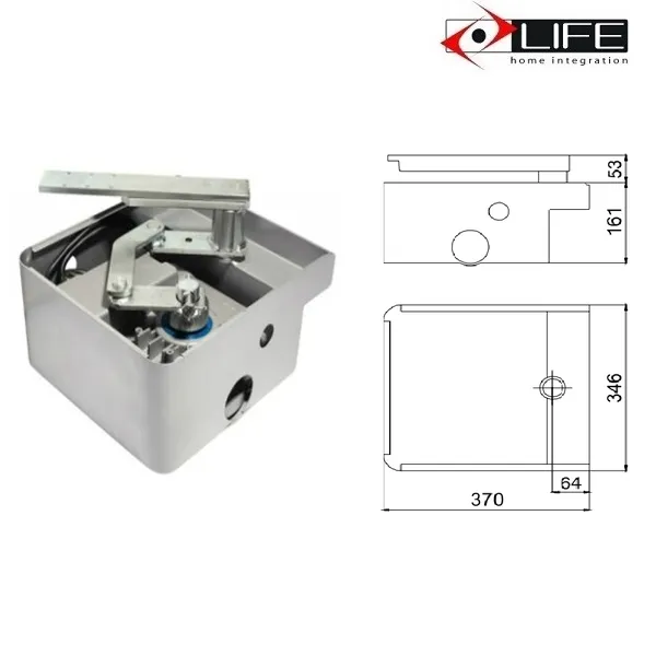 Motor Cổng Âm Sàn LIFE ER4 UNI 220V
