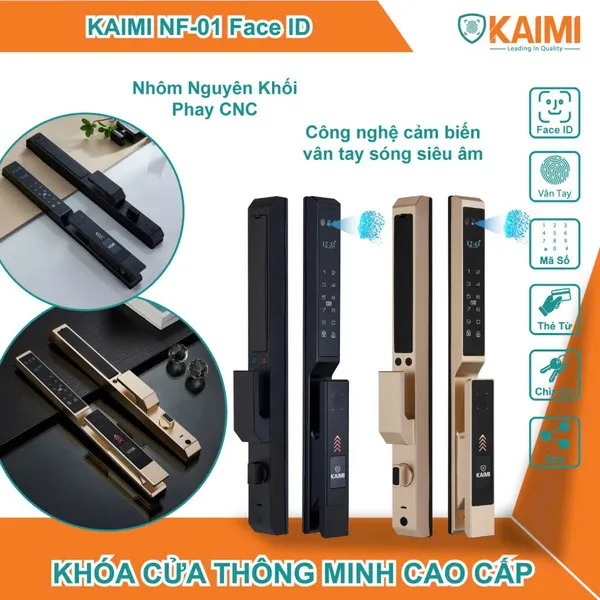 Khoá Nhận Diện Khuôn Mặt Kaimi NF01 FaceID