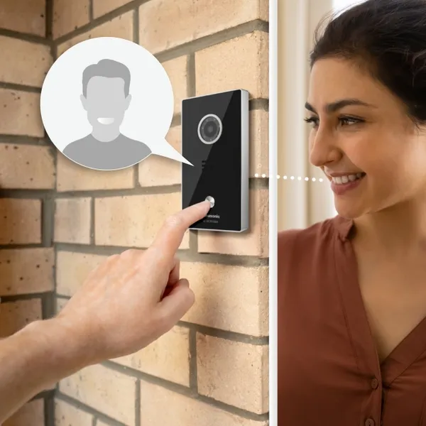 Chuông Cửa Không Dây Panasonic VL-SC3235WX