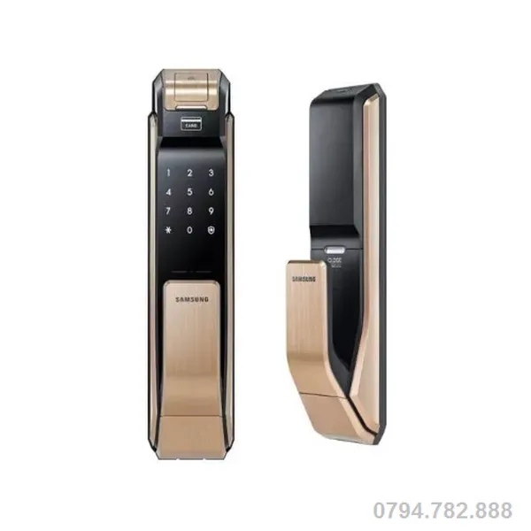 Khóa cửa vân tay SAMSUNG SHS-P718-Gold