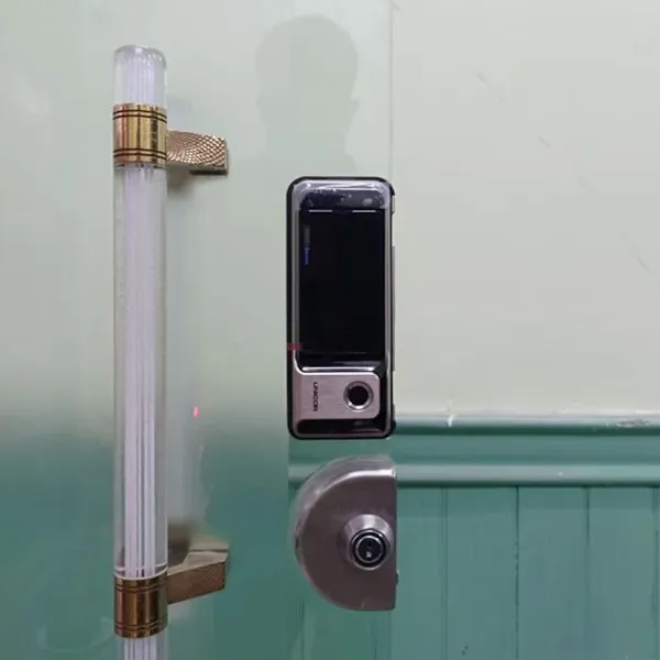 Khoá Vân Tay Cửa Kính Unico GR500 BW