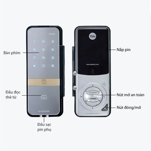 Khóa Điện Tử Cửa Kính YDR 313