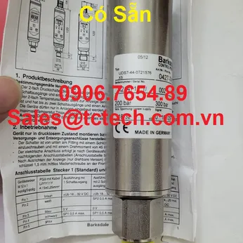 Cảm biến áp suất 0427-741 - Barksdale Electronic Pressure UDS7-44-0721576X5 - CÓ SẴN