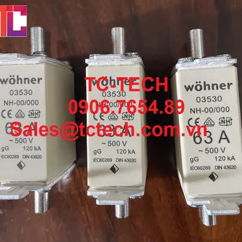 Cầu chì - Fuse - Wohner 03530 - Woehner NH000