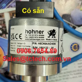 Encoder hohner H8CN9A/AO/4096 - Incremental shaft encoder 180123-05 - Có sẵn