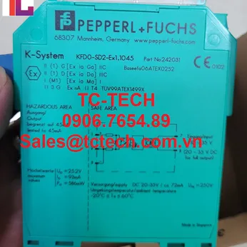 Solenoid Driver Pepperl + Fuchs KFD0-SD2-Ex1.1045 - S/N: 242031