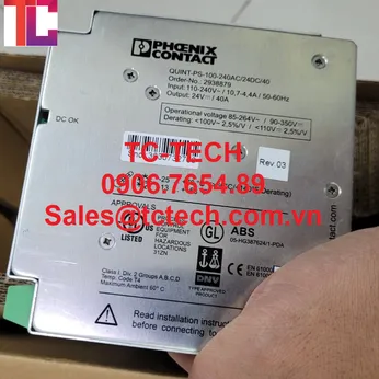 Bộ Nguồn Phoenix Contact - QUINT Power - Power supply unit - QUINT-PS-100-240AC/24DC/40 - 2938879