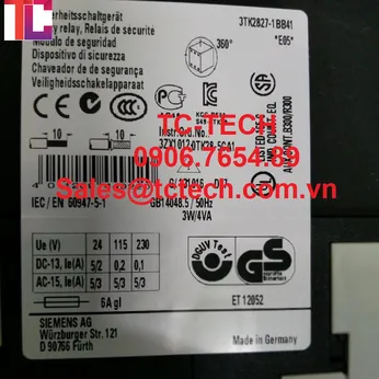 Relay an toàn Siemens 3TK2827-1BB41