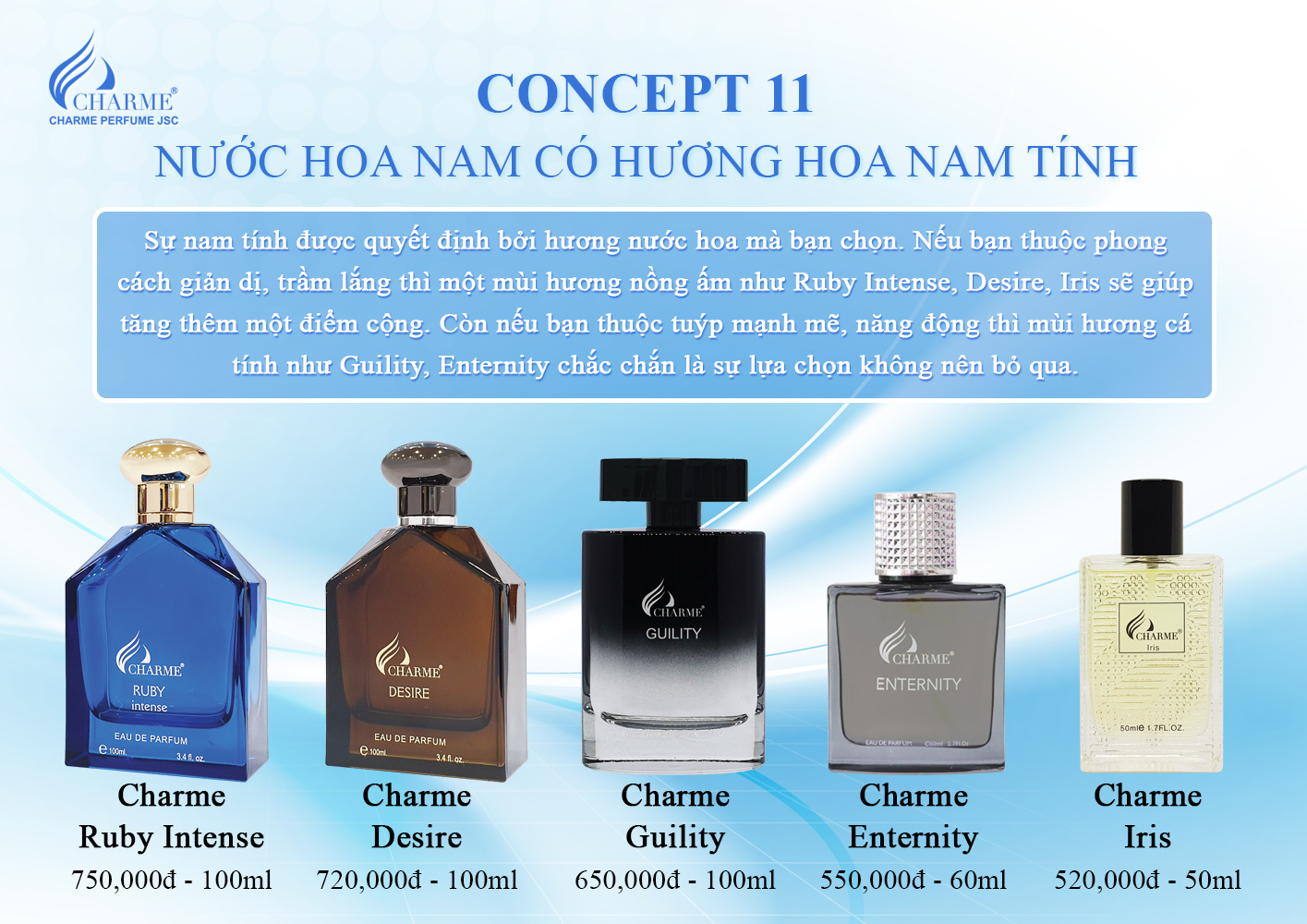 Cách Chọn Nước Hoa Charme Nam