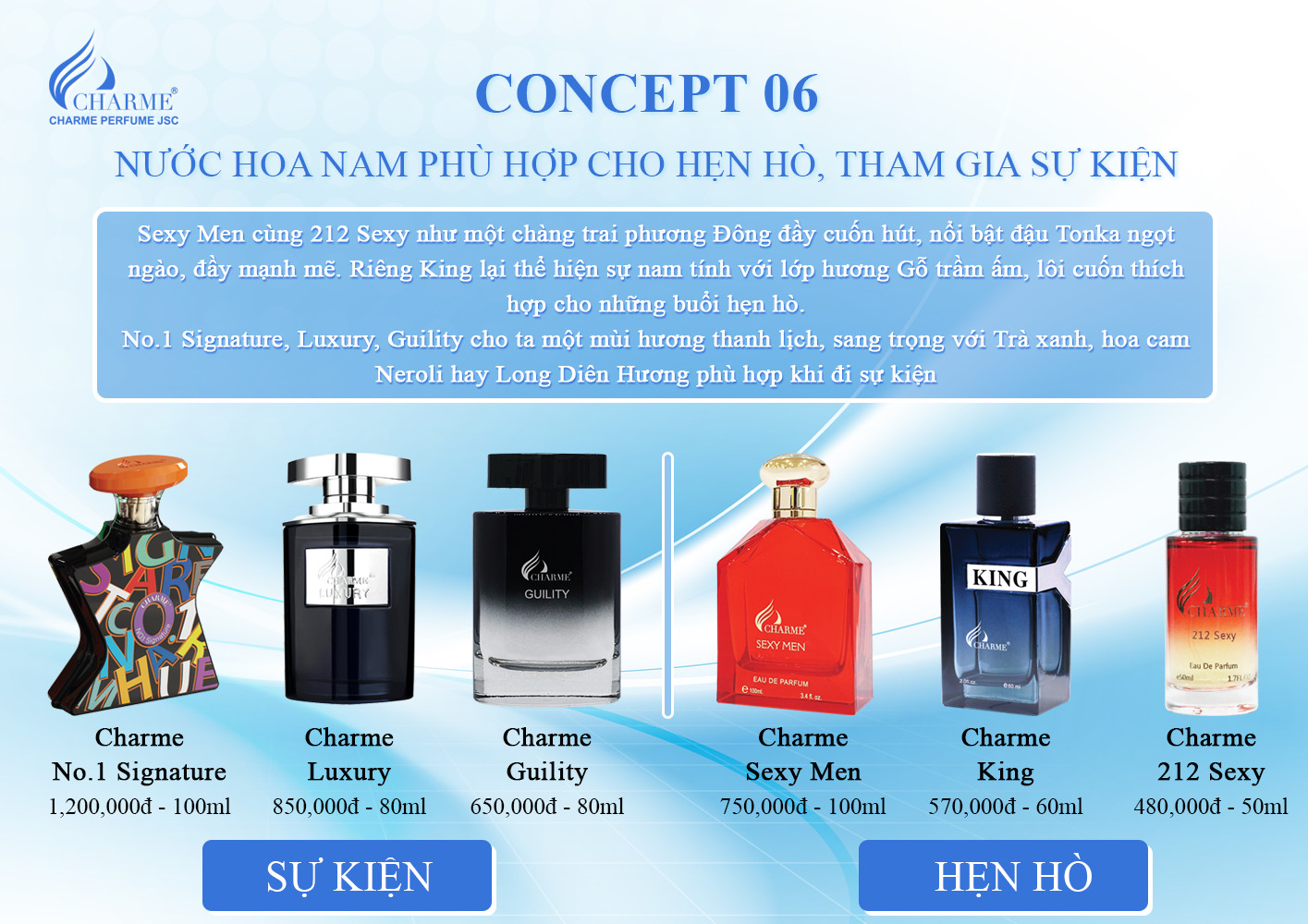 Cách Chọn Nước Hoa Charme Nam