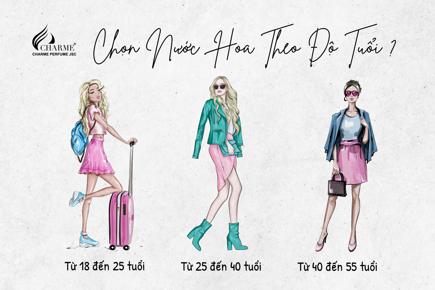 Chọn Nước Hoa Theo Độ Tuổi Cho Nữ