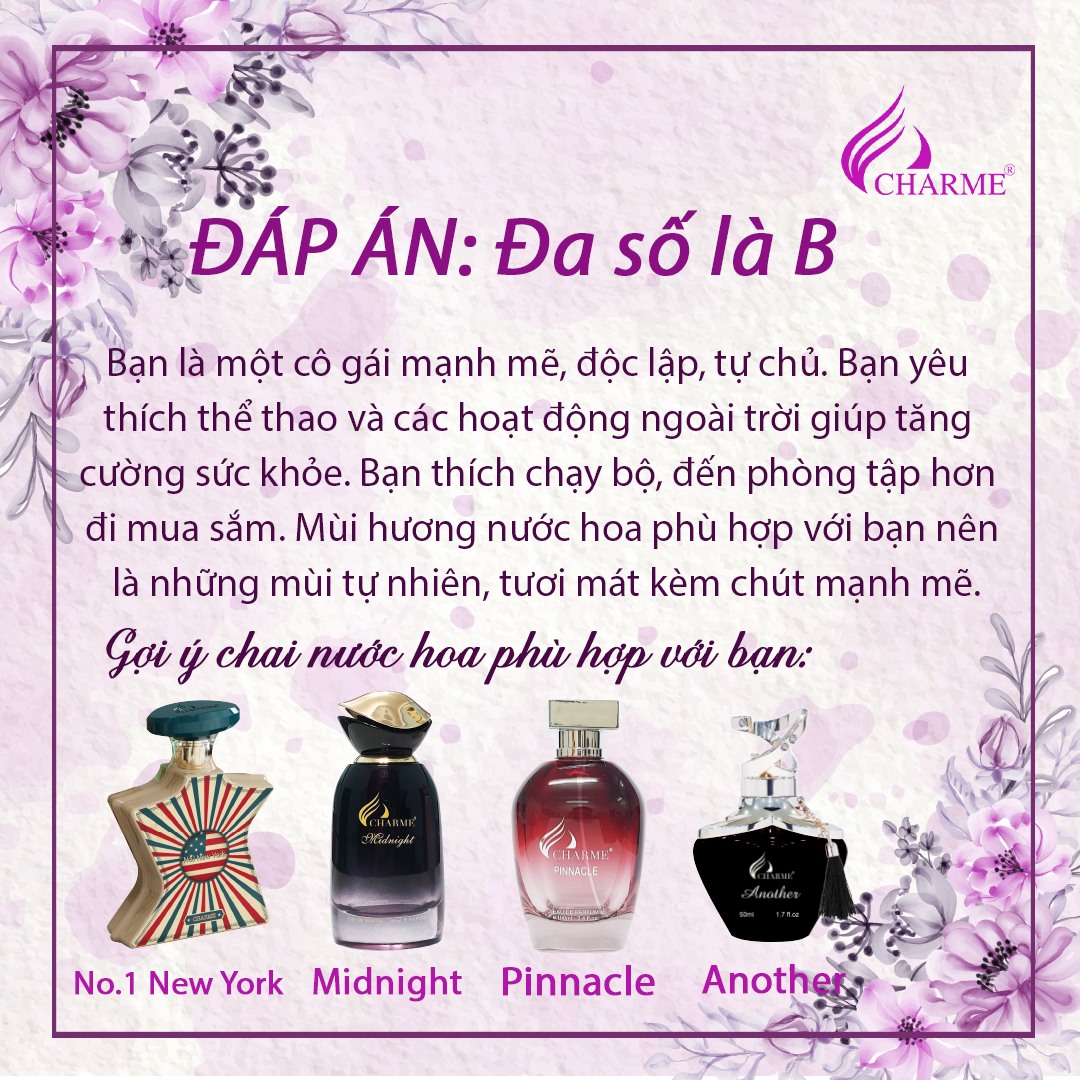 Chọn Nước Hoa Theo Tính Cách Cho Nữ