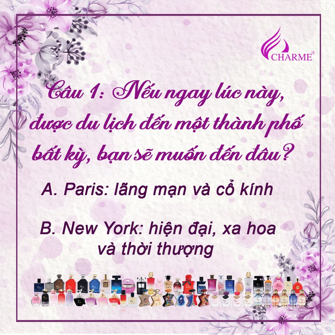 Chọn Nước Hoa Theo Tính Cách Cho Nữ