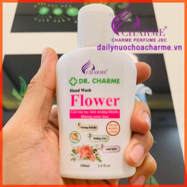 Gel Rửa Tay Khô DR.CHARME Flower 100ml