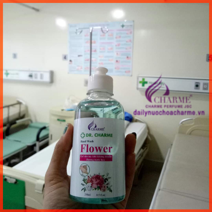 Gel Rửa Tay Khô DR. CHARME Flower 250ml