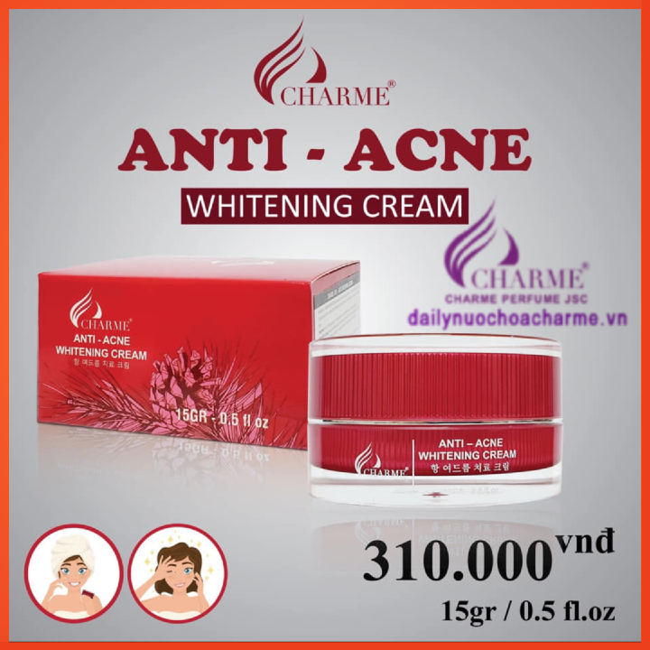 Kem Trị Mụn Charme Thông Đỏ Hàn Quốc 15gram