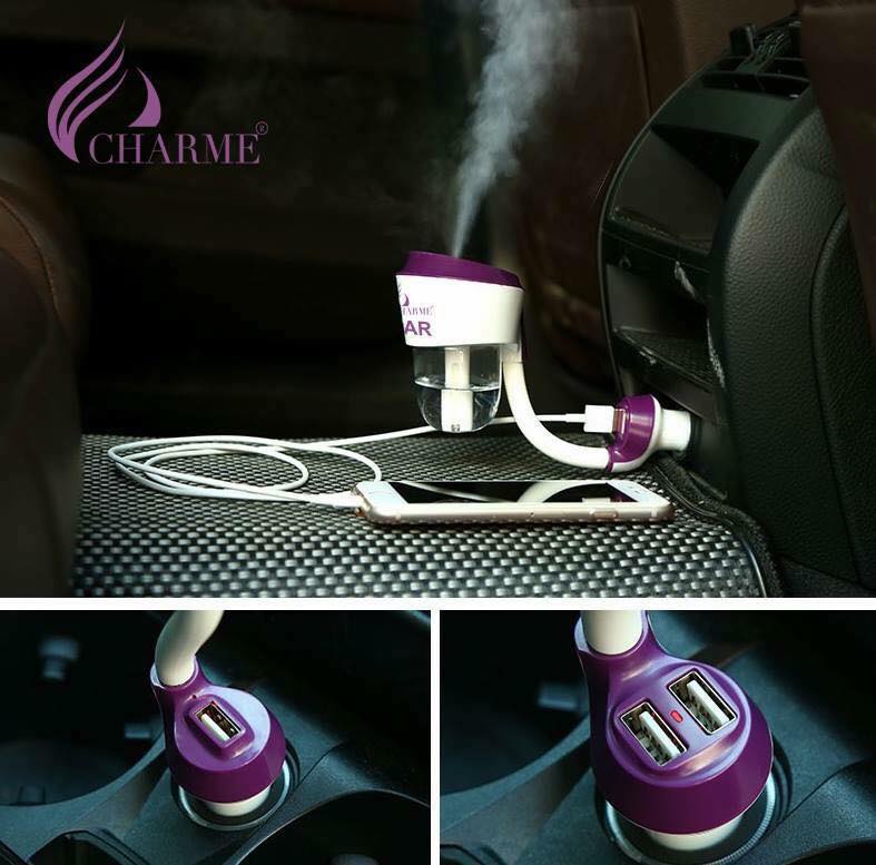 Máy Xông Tinh Dầu Xe Hơi Charme