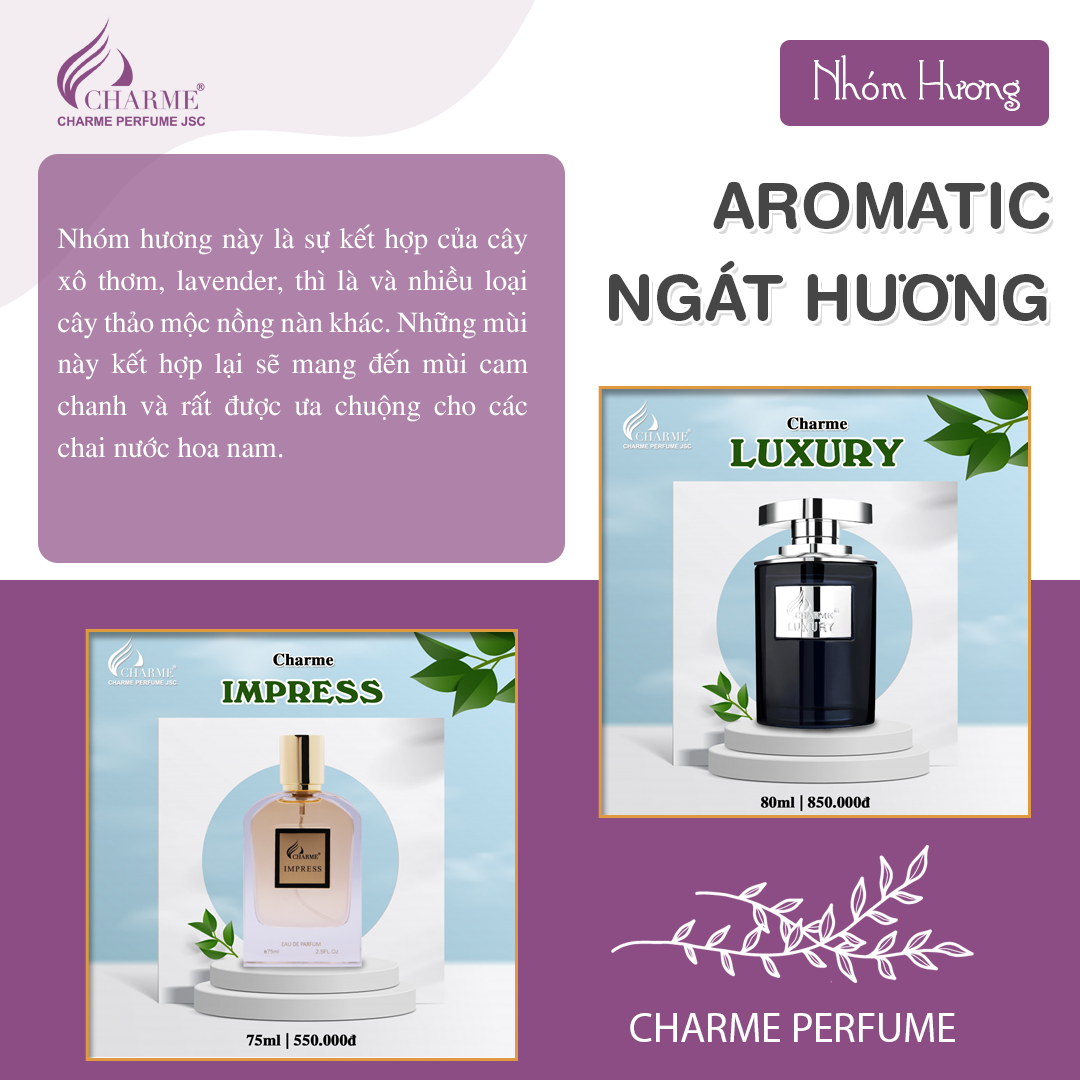 Nhóm Hương Nước Hoa Aromatic
