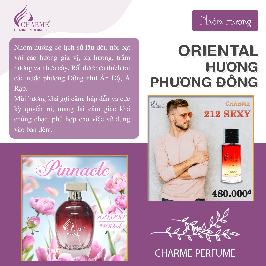 Nhóm Hương Nước Hoa Oriental: Hương phương Đông