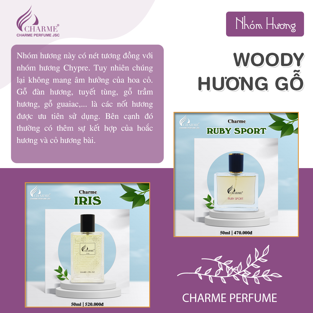 Nhóm Hương Nước Hoa Woody: Hương gỗ