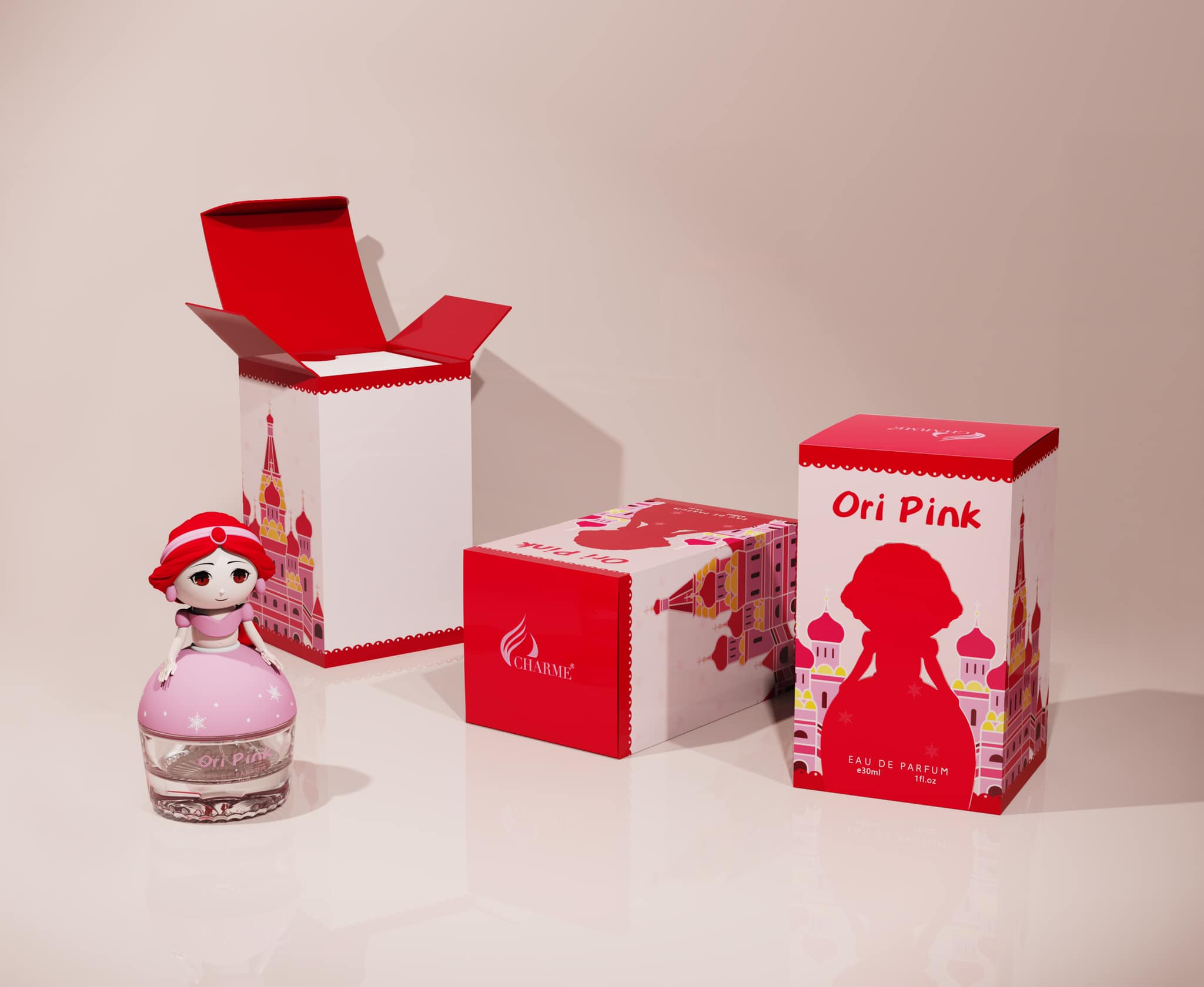 Nước Hoa Bé Gái Charme Ori Pink