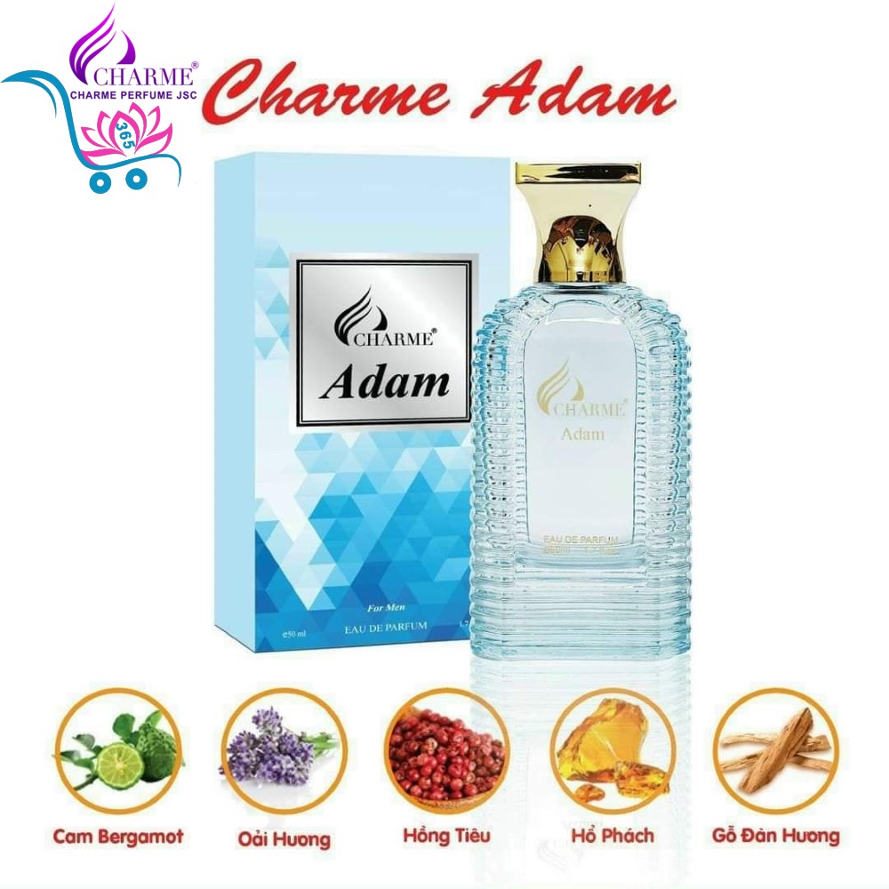 Nước Hoa Charme Adam 50ml Nam Chính Hãng✔️Tặng Quà Hot