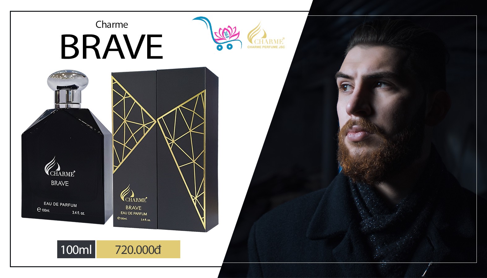 Nước Hoa Charme Brave 100ml Nam Chính Hãng