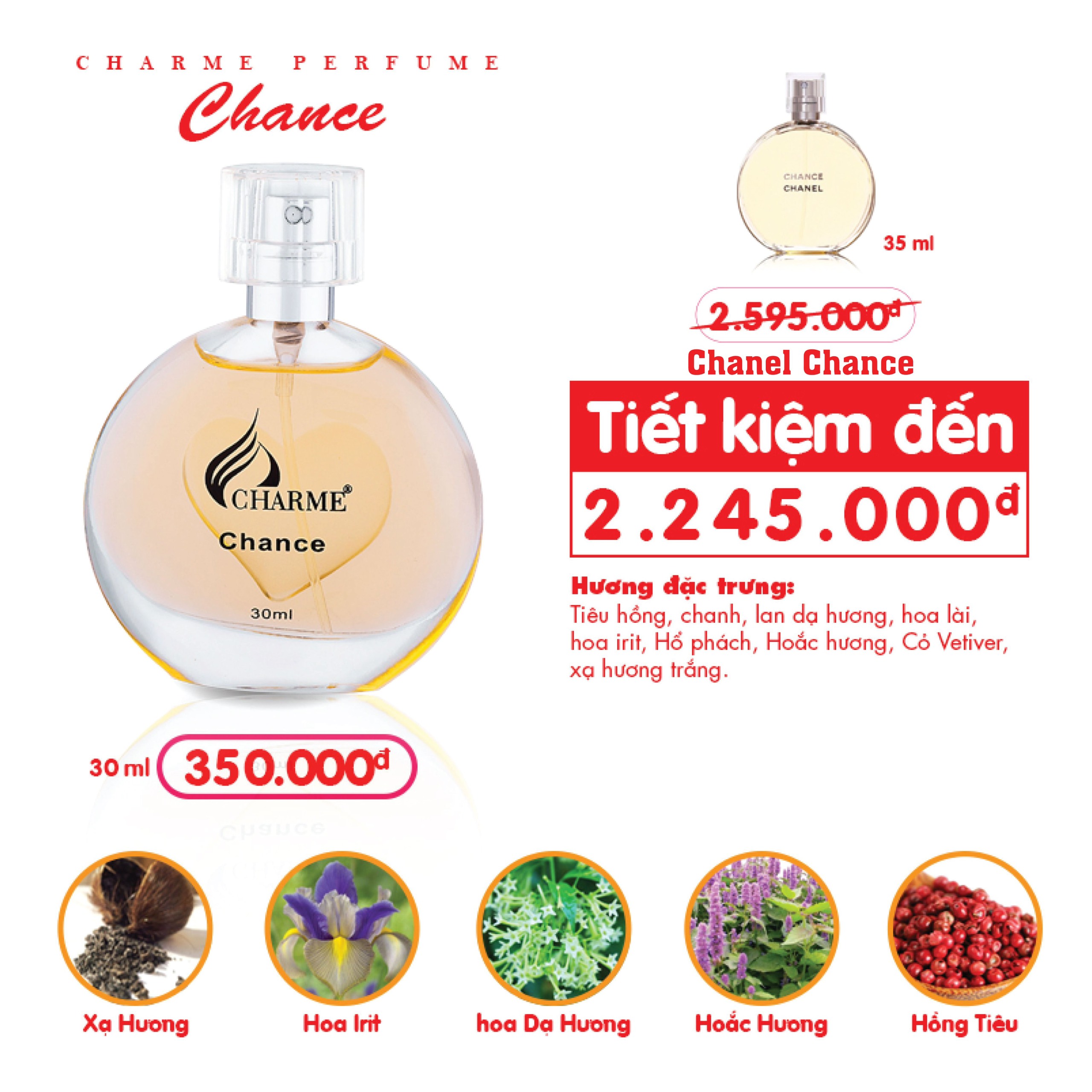 Nước Hoa Nữ Charme Omnia Crystal 30ml » CHARME PERFUME