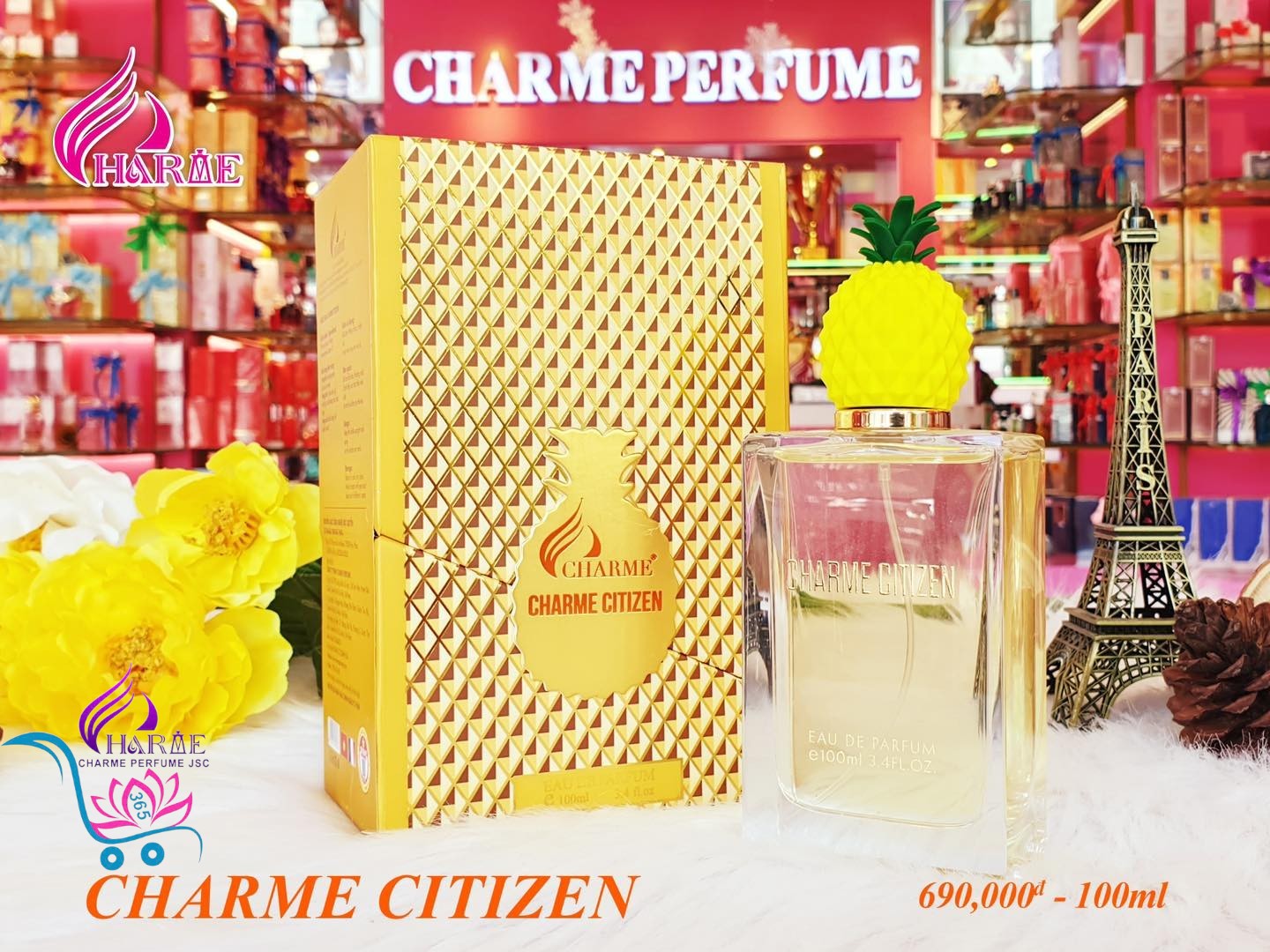 Nước Hoa Charme Citizen 100ml Nam Chính Hãng