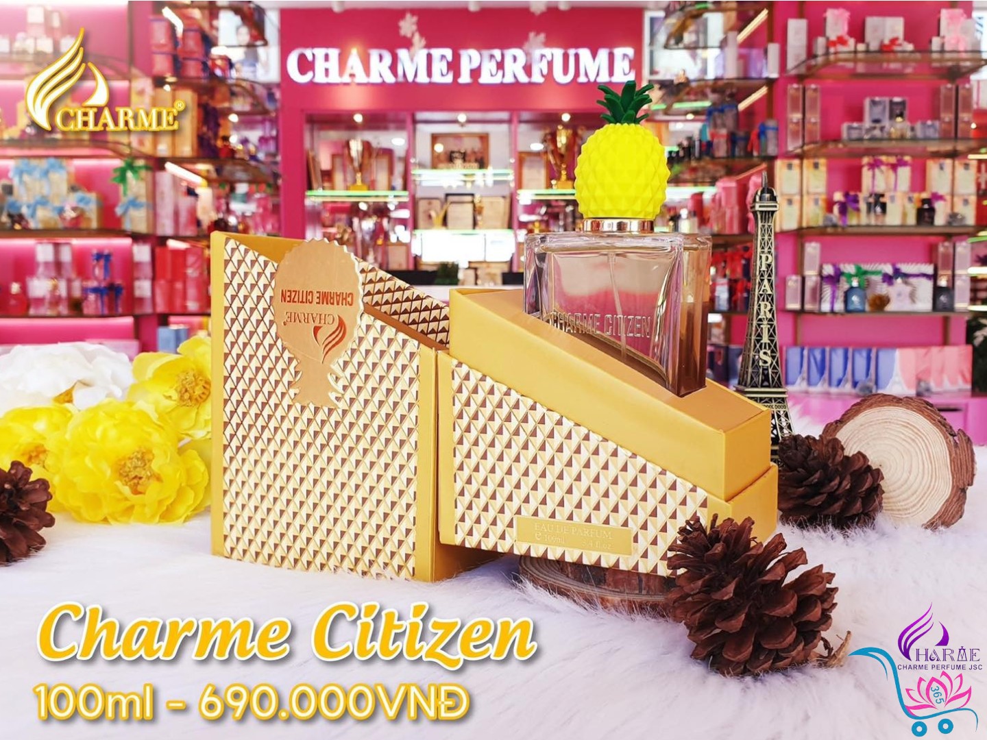 Nước Hoa Charme Citizen 100ml Nam Chính Hãng