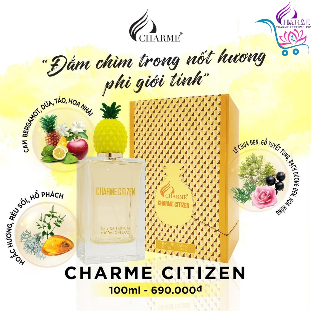 Nước Hoa Charme Citizen 100ml Nam Chính Hãng