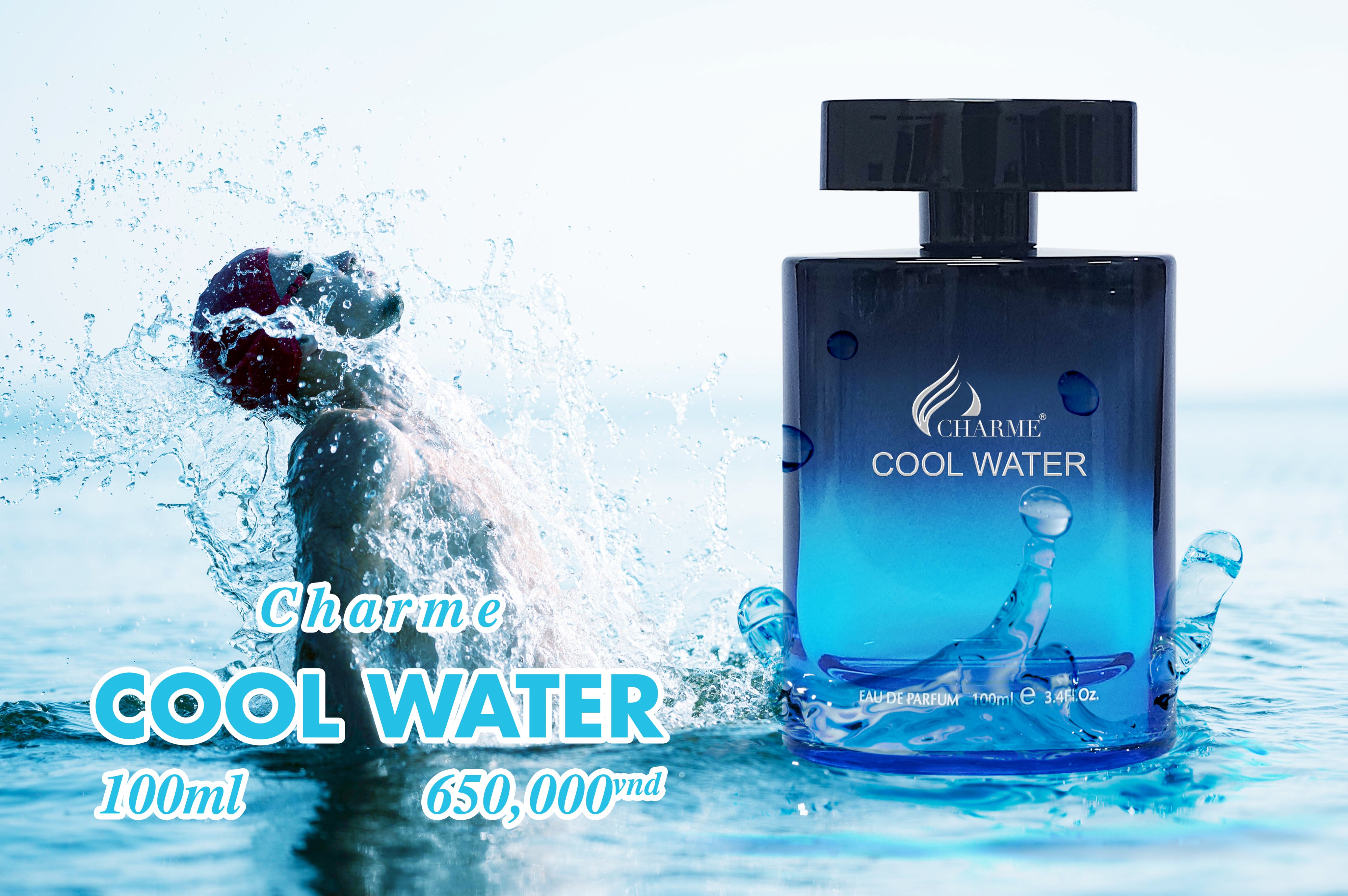 Nước Hoa Charme Cool Water 100ml Nam Chính Hãng
