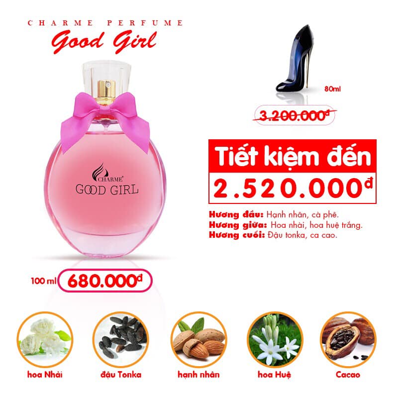 Nước Hoa Charme Nữ - Charme Good Girl 100ml