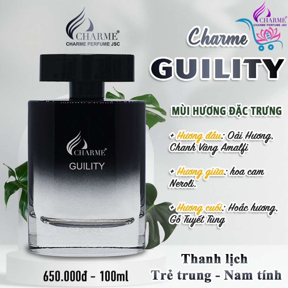 Nước Hoa Charme Guility 100ml Nam Chính Hãng