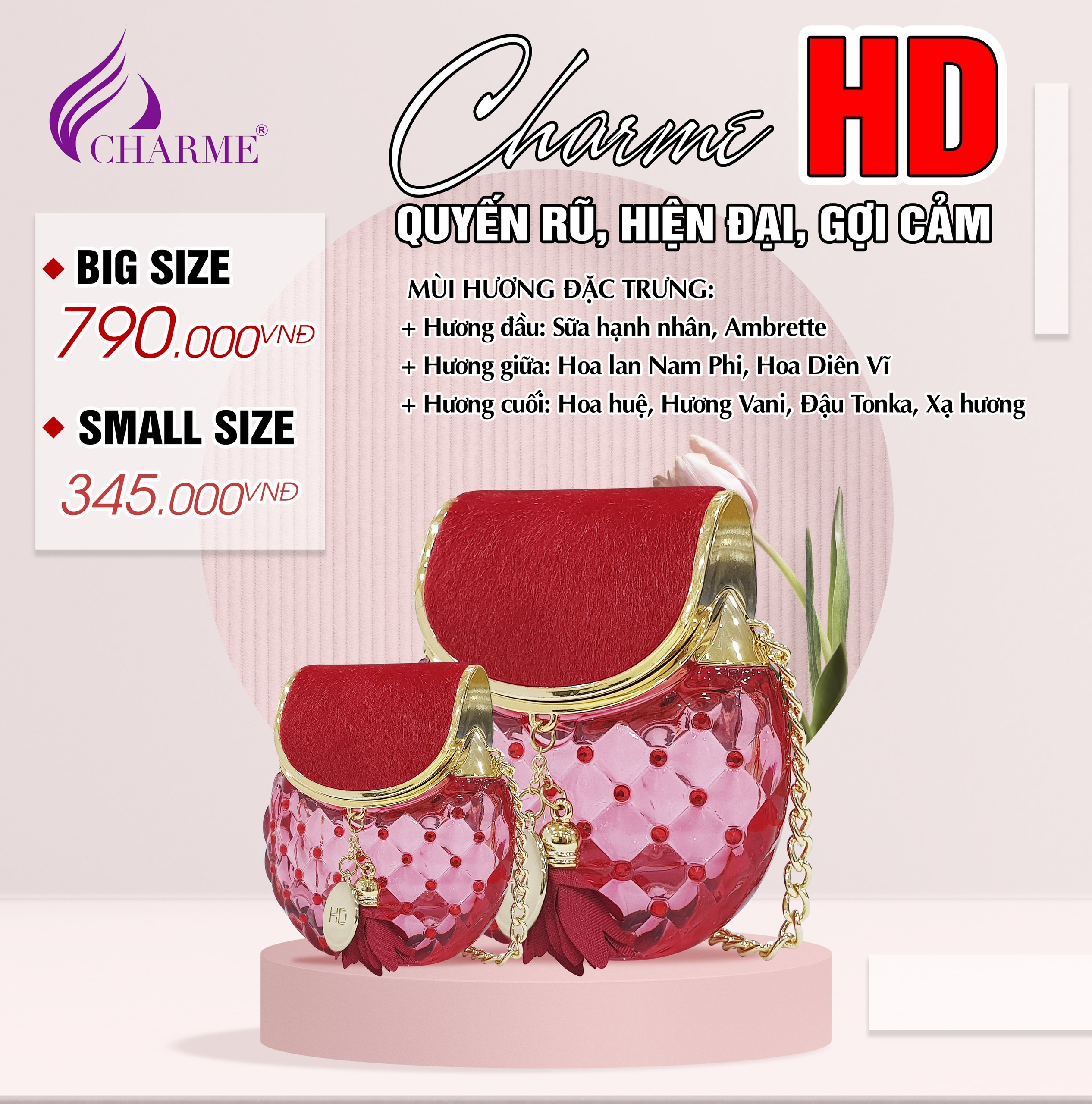 Nước Hoa Charme HD Nữ Chính Hãng