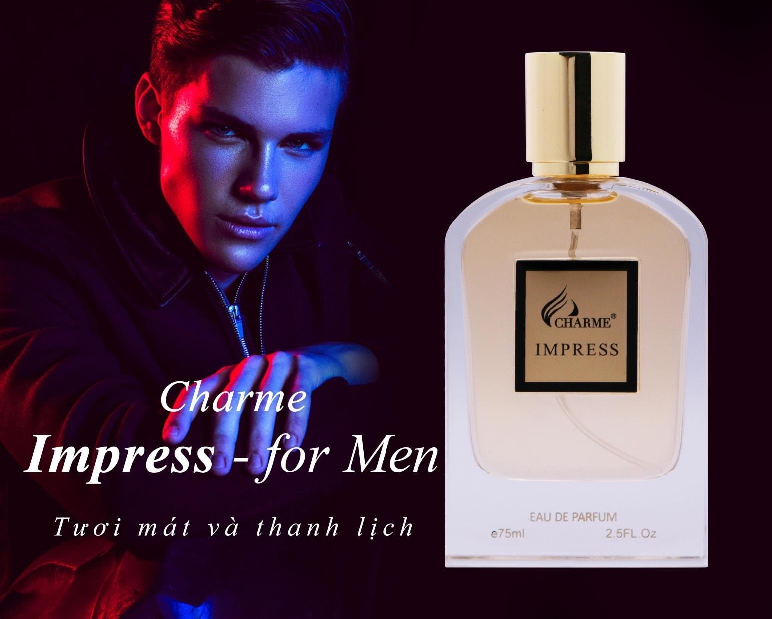 Nước Hoa Charme Impress 75ml Nam Chính Hãng