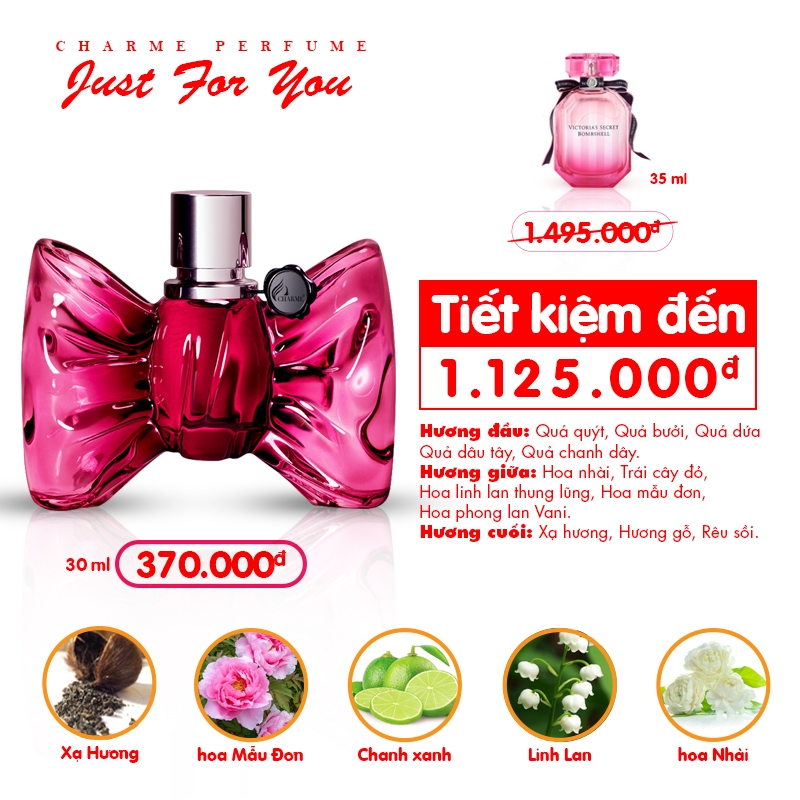 Nước Hoa Charme Nữ - Charme Just For You 30ml
