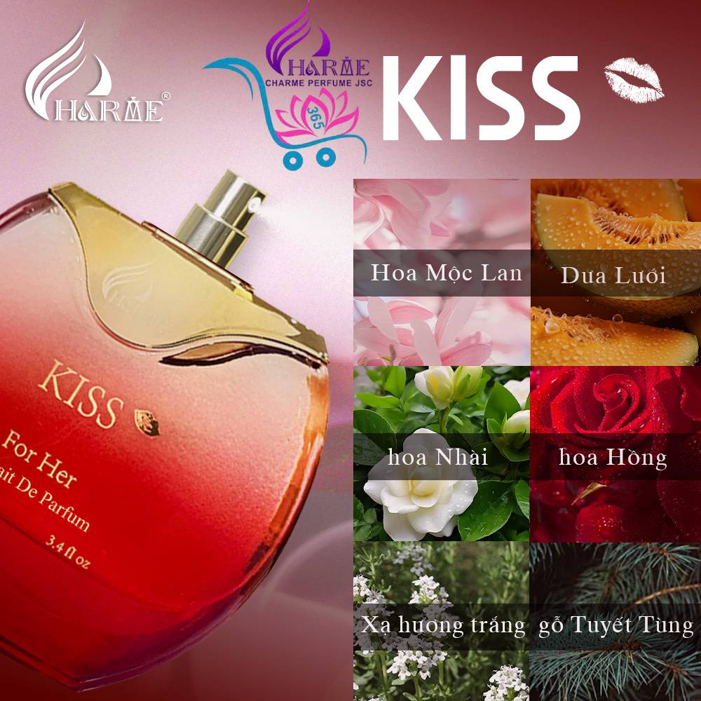 Nước Hoa Charme Kiss 100ml Nữ Chính Hãng