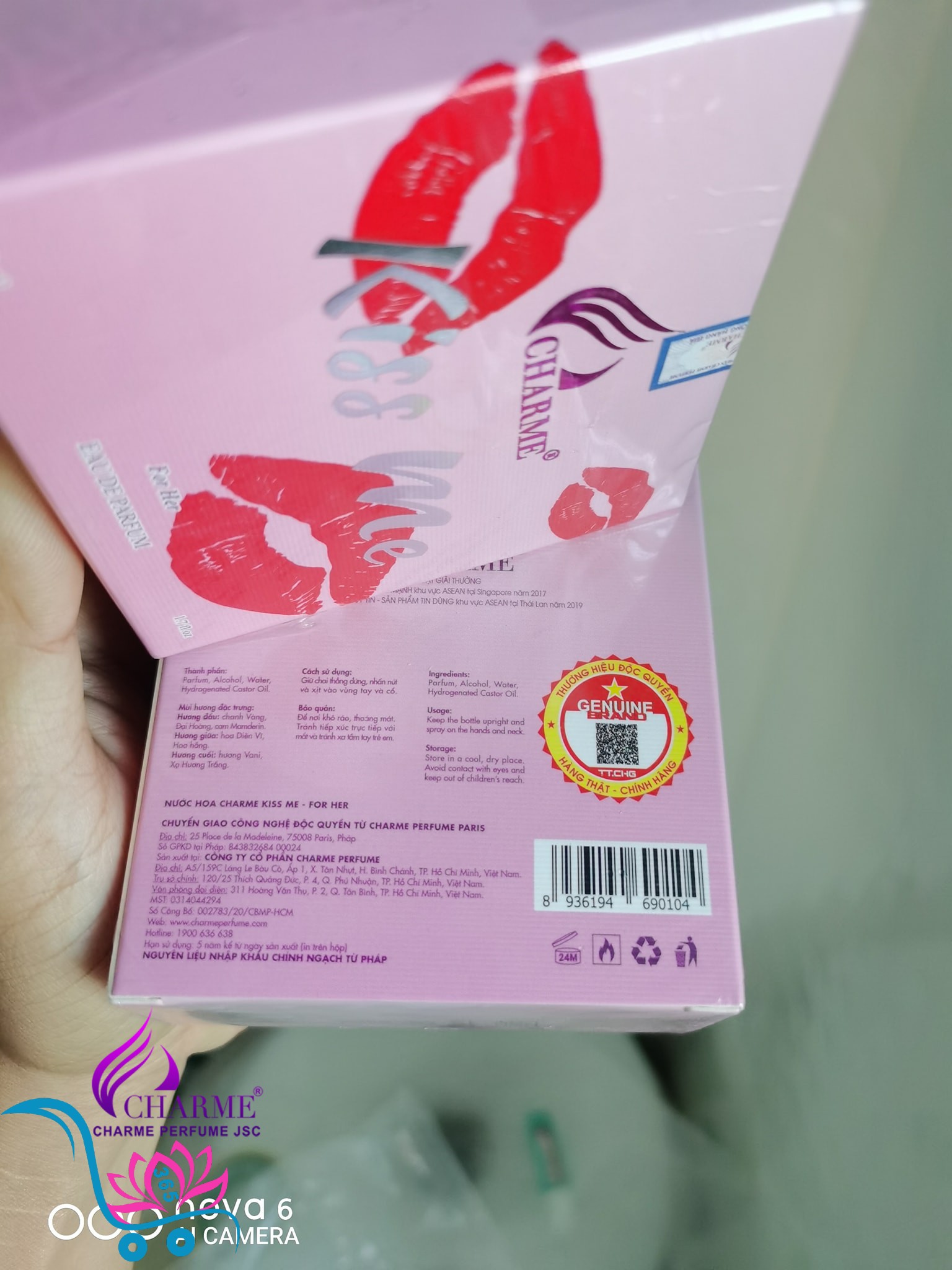 Nước Hoa Charme Kiss Me 50ml Nữ Chính Hãng