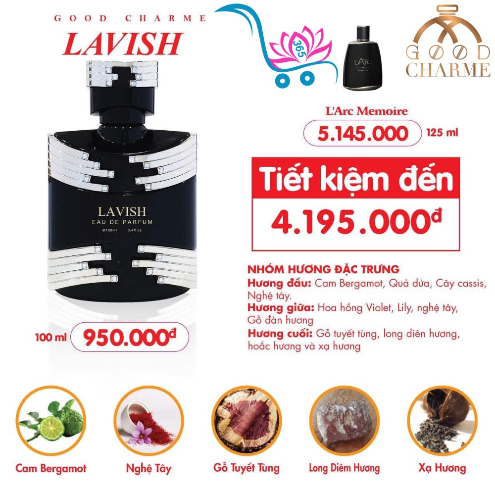 Nước Hoa Good Charme Lavish 100ml Nam Chính Hãng