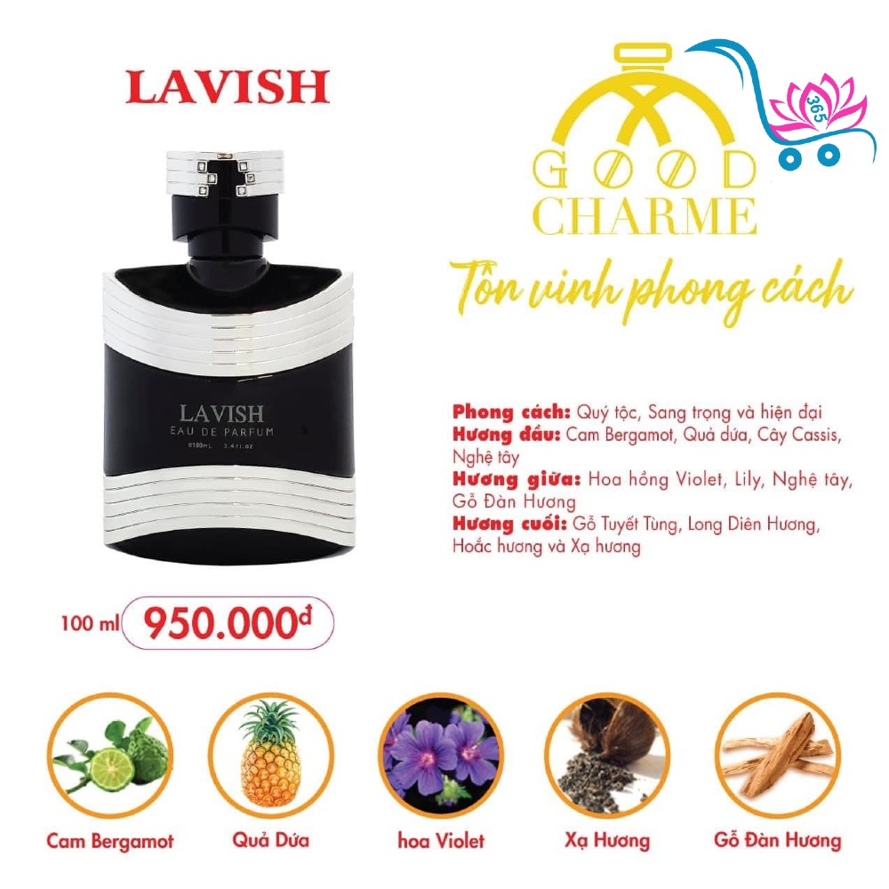 Nước Hoa Good Charme Lavish 100ml Nam Chính Hãng