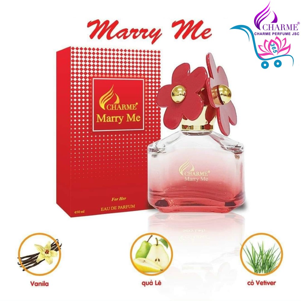 Nước Hoa Charme Marry Me 30ml Nữ Chính Hãng