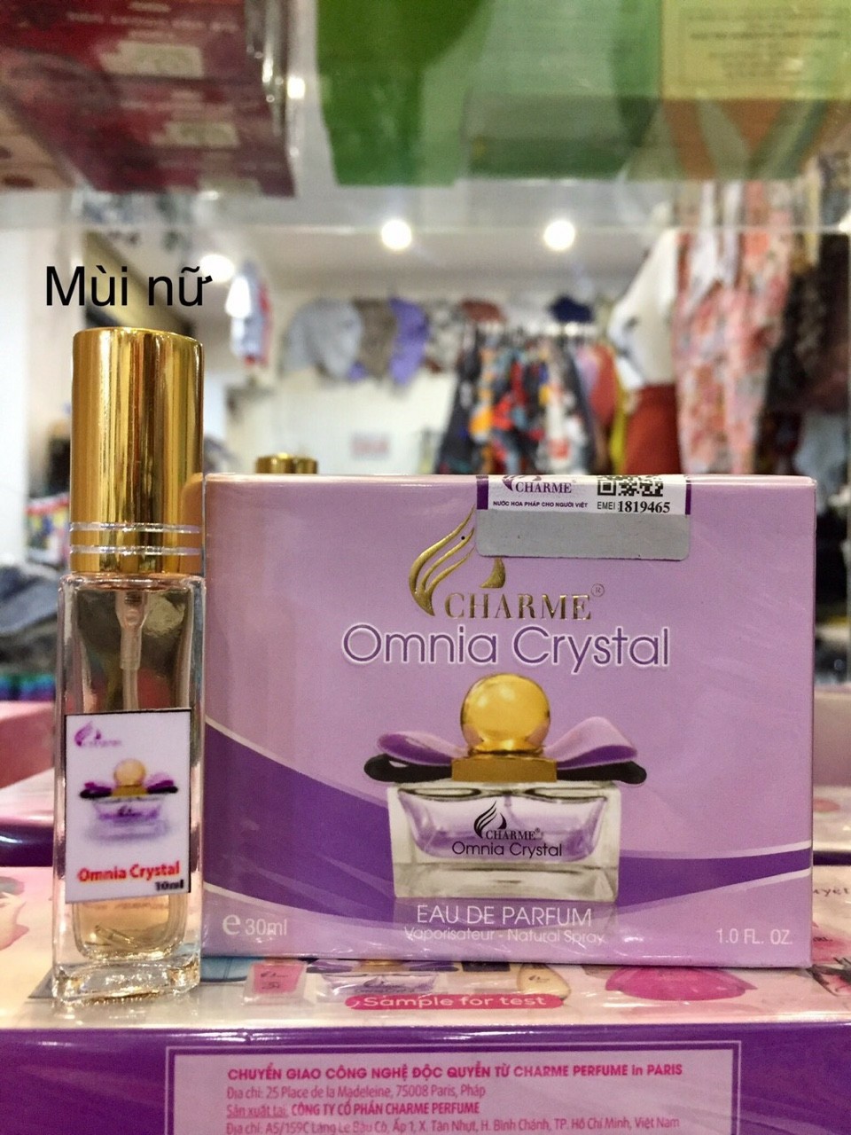 Nước Hoa Charme Mini 10ml