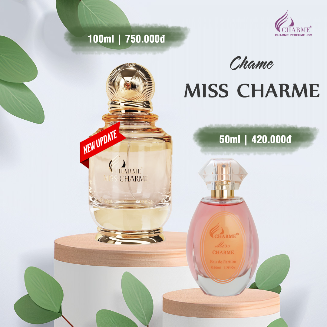 Nước Hoa Charme Miss Charme 100ml Nữ Chính Hãng