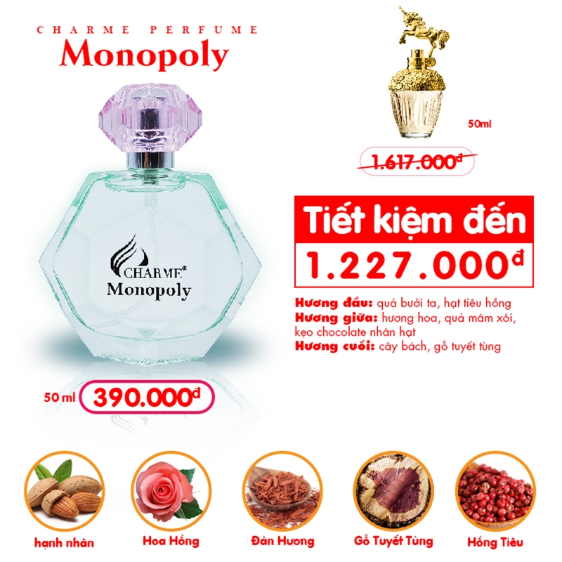 Nước Hoa Charme Nữ - Charme Monopoly 50ml