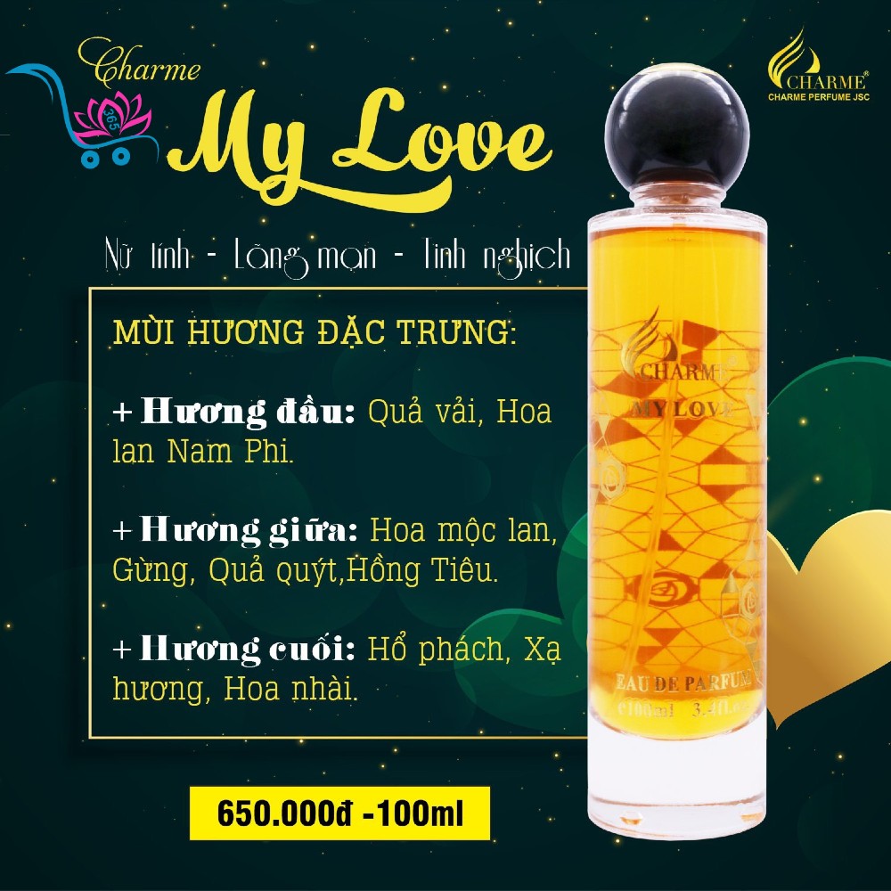 Nước Hoa Charme My Love 100ml Nữ Chính Hãng