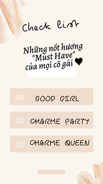 Nước Hoa Charme Nữ Bán Chạy Nhất