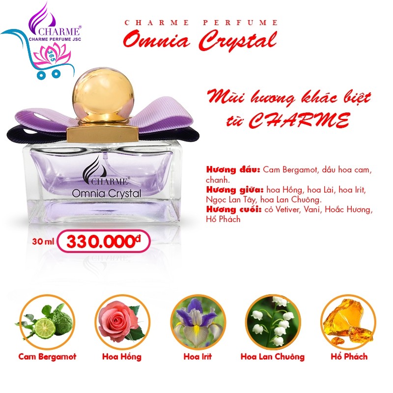 Nước Hoa Charme Omnia Crystal 30ml Nữ Chính Hãng